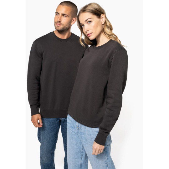 Sweat-shirt écoresponsable col rond unisexe Kariban