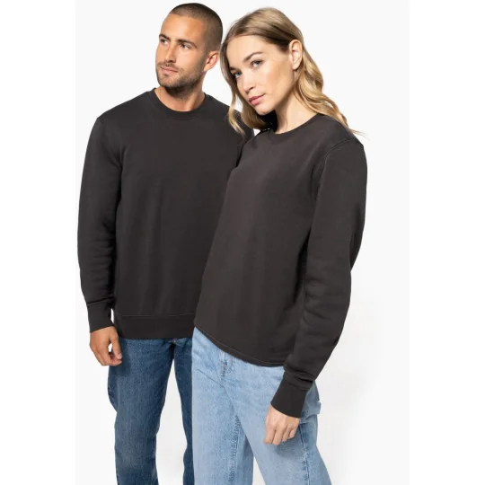 Sweat-shirt écoresponsable col rond unisexe Kariban