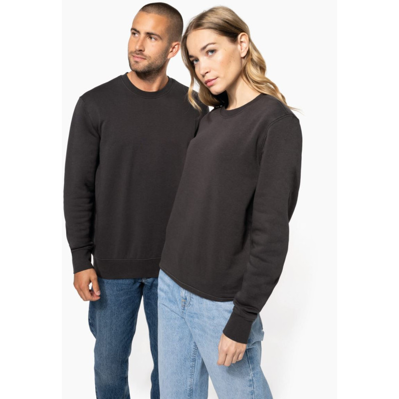 Sweat-shirt écoresponsable col rond unisexe Kariban