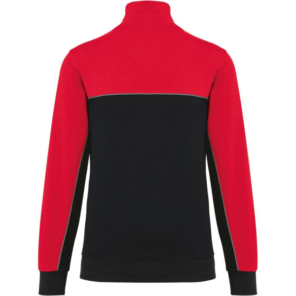 Sweat-shirt écoresponsable col zippé unisexe WK