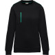 Sweat-shirt Day To Day zip poche contrastée unisexe WK