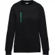 Sweat-shirt Day To Day zip poche contrastée unisexe WK