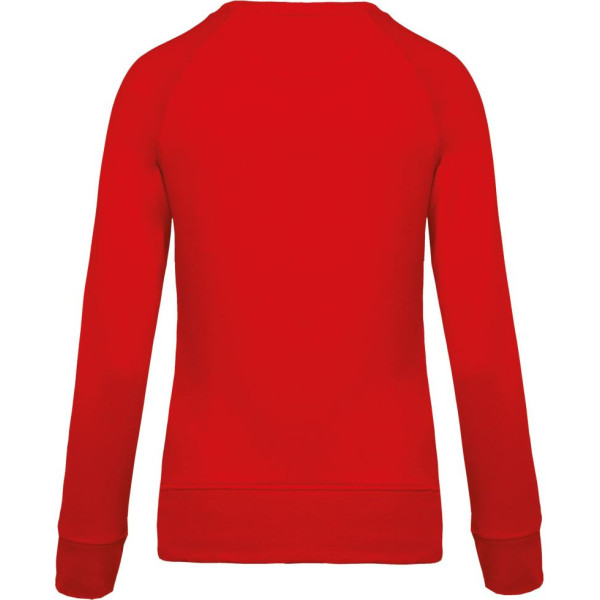 Sweat-shirt Bio col rond manches raglan femme Kariban