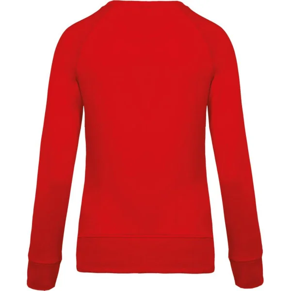 Sweat-shirt Bio col rond manches raglan femme Kariban