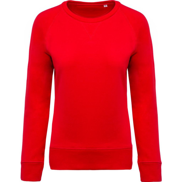 Sweat-shirt Bio col rond manches raglan femme Kariban