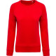 Sweat-shirt Bio col rond manches raglan femme Kariban