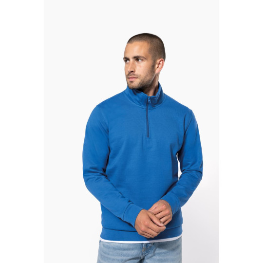 Sweat-shirt col zippé homme Kariban