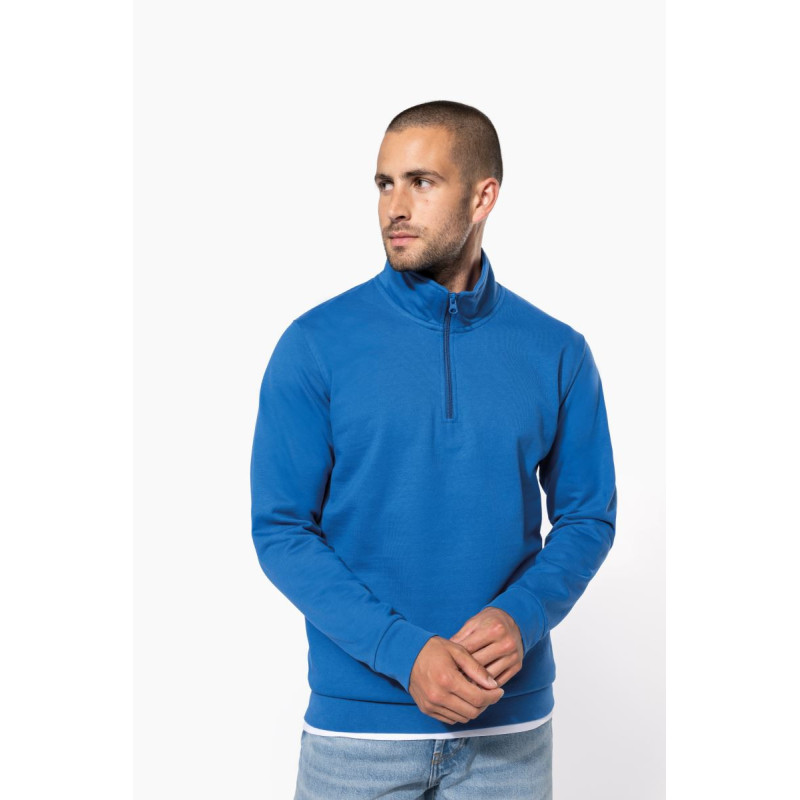 Sweat-shirt col zippé homme Kariban