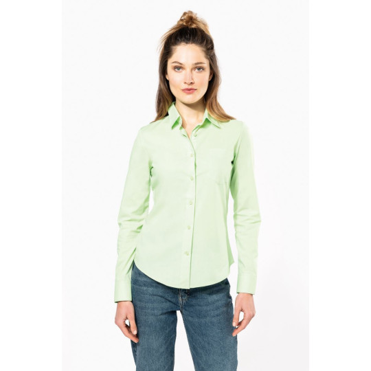 Chemise popeline polycoton entretien facile femme Kariban
