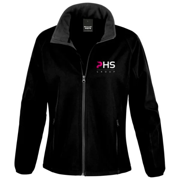 Veste Softshell Femme Manches Longues Noir PHS Group