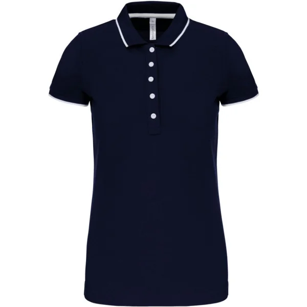 Polo maille piquée manches courtes femme Kariban