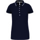 Polo maille piquée manches courtes femme Kariban