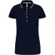 Polo maille piquée manches courtes femme Kariban
