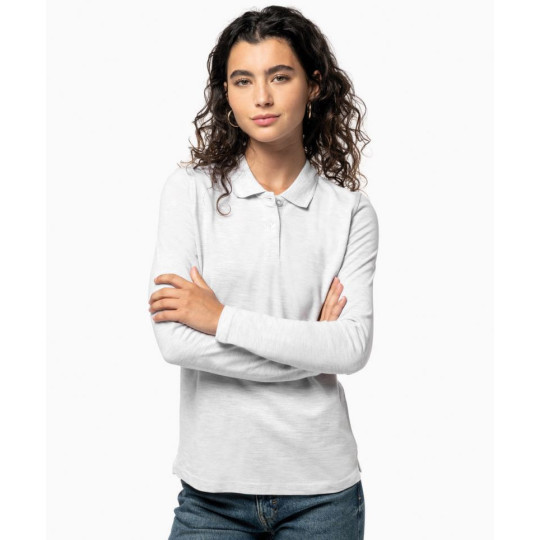 Polo manches longues femme Kariban