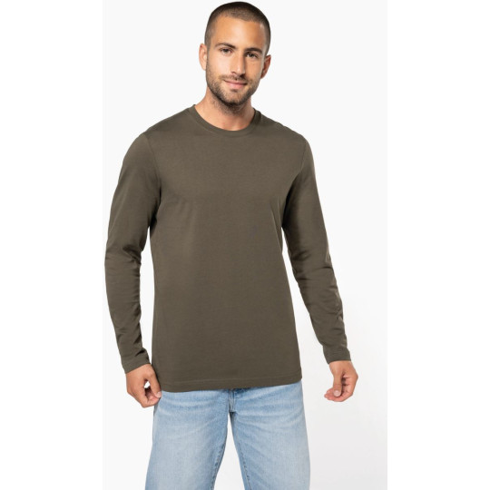 T-shirt col rond manches longues homme Kariban
