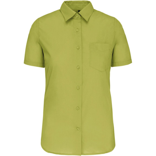Chemise popeline polycoton manches courtes entretien facile femme Kariban