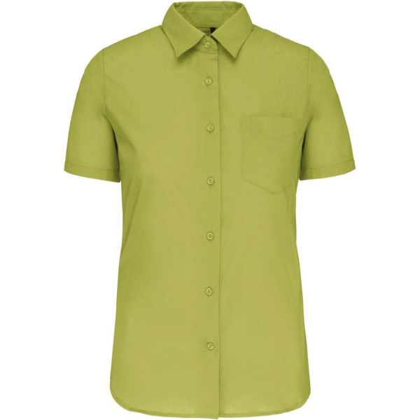 Chemise popeline polycoton manches courtes entretien facile femme Kariban