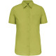 Chemise popeline polycoton manches courtes entretien facile femme Kariban