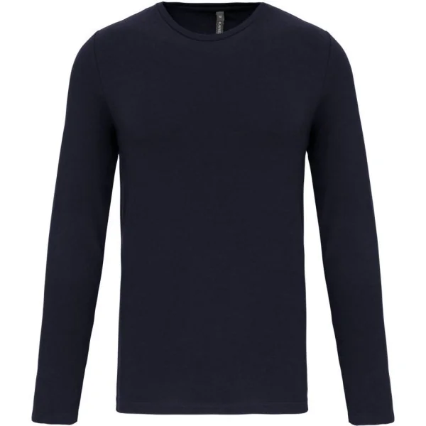 T-shirt col rond manches longues homme Kariban