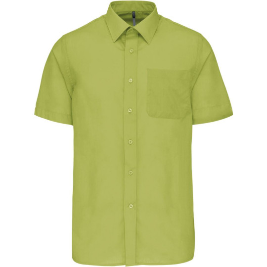Chemise popeline polycoton manches courtes entretien facile homme Kariban