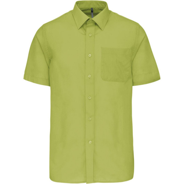 Chemise popeline polycoton manches courtes entretien facile homme Kariban