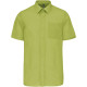 Chemise popeline polycoton manches courtes entretien facile homme Kariban