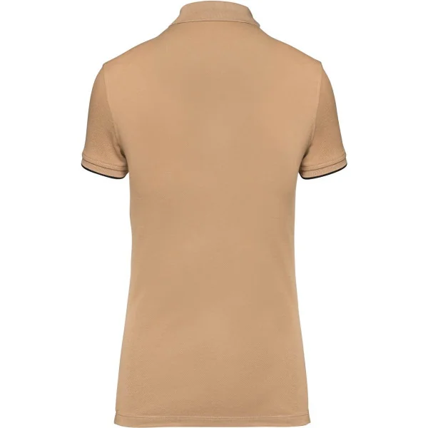 Polo Day To Day contrasté manches courtes femme WK