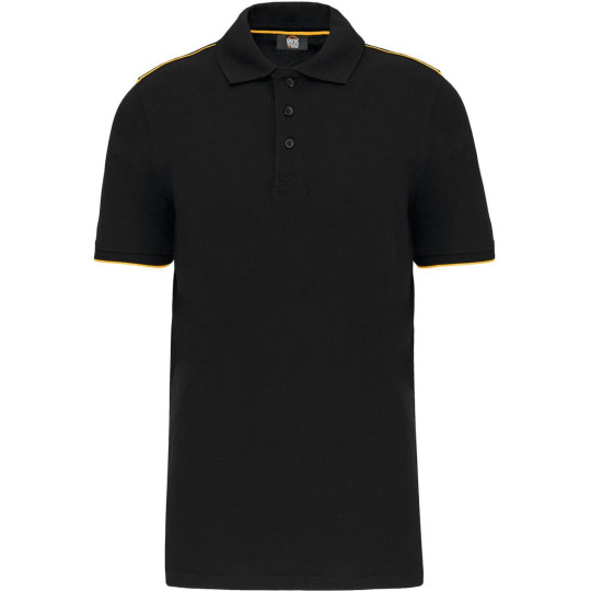 Polo Day To Day contrasté manches courtes homme WK
