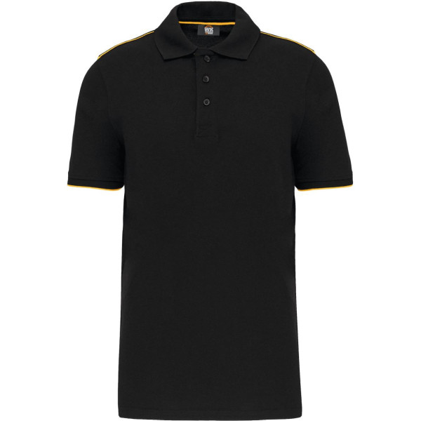 Polo Day To Day contrasté manches courtes homme WK