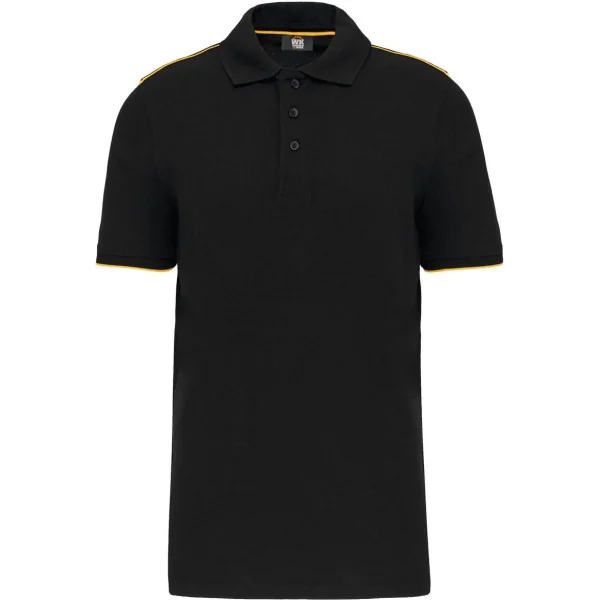Polo Day To Day contrasté manches courtes homme WK