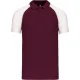 Polo baseball manches courtes Kariban