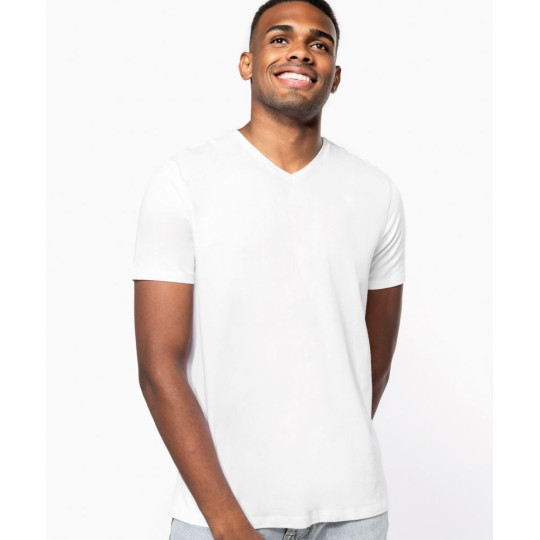 T-shirt manches courtes col V homme Kariban