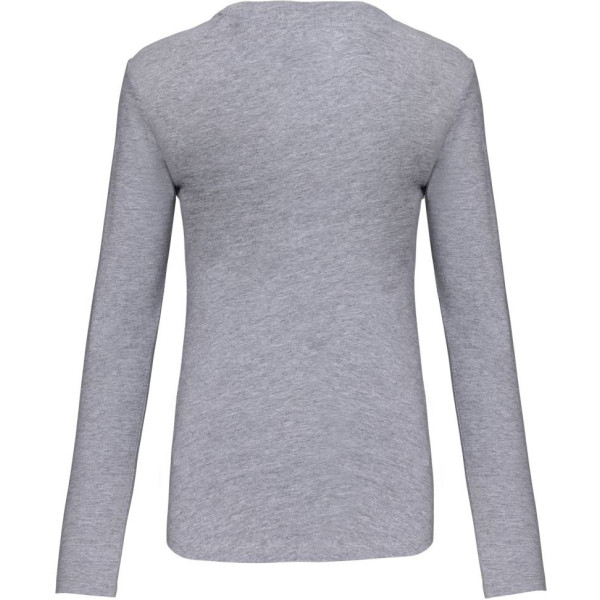 T-shirt col V manches longues femme Kariban