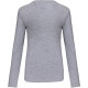 T-shirt col V manches longues femme Kariban