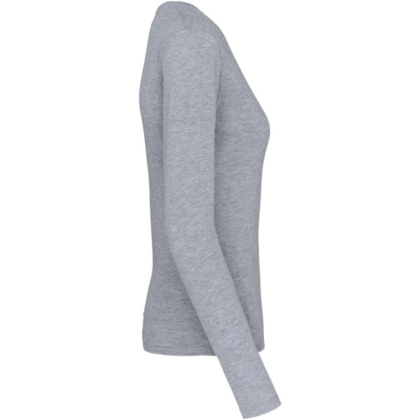T-shirt col V manches longues femme Kariban