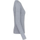T-shirt col V manches longues femme Kariban