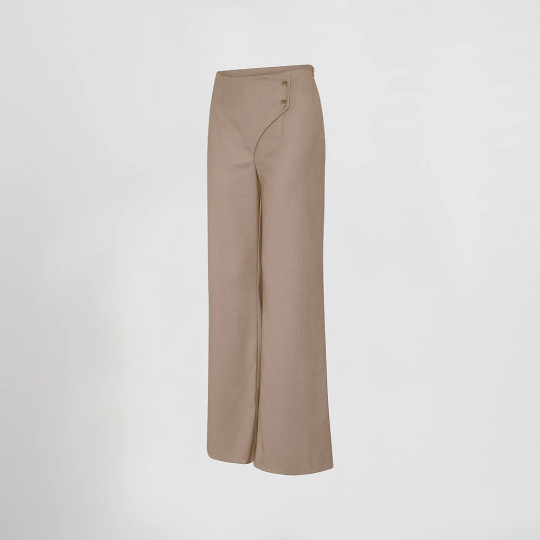 Pantalon Femme Croisé