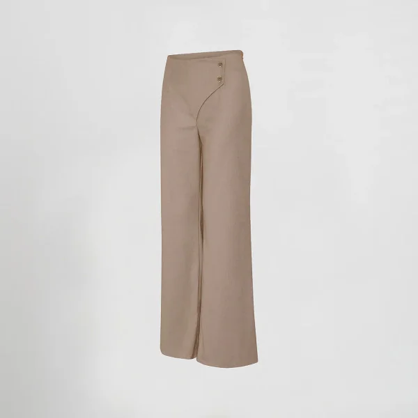 Pantalon Femme Croisé