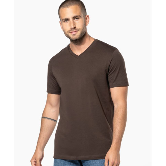 T-shirt col V manches courtes homme Kariban
