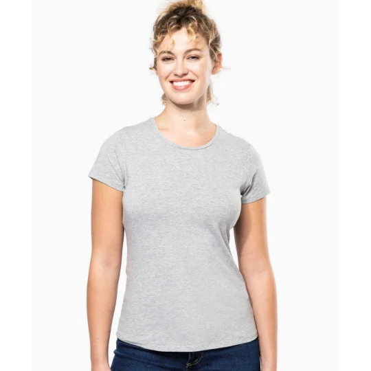T-shirt col rond manches courtes femme Kariban