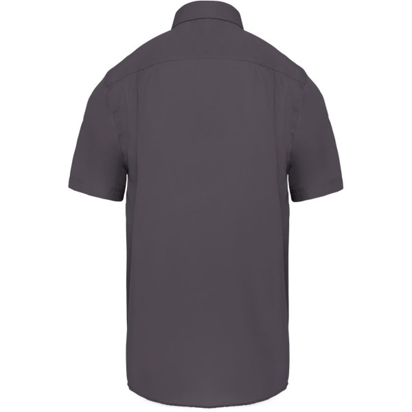 Chemise micro-sergé manches courtes sans repassage Kariban
