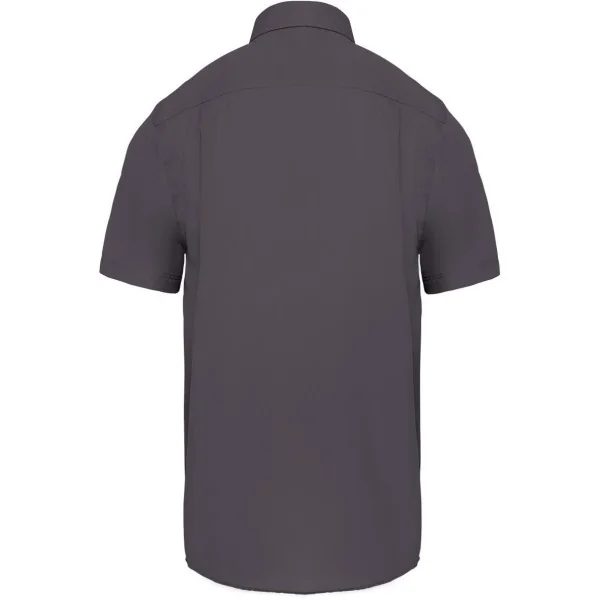 Chemise micro-sergé manches courtes sans repassage Kariban