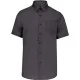 Chemise micro-sergé manches courtes sans repassage Kariban