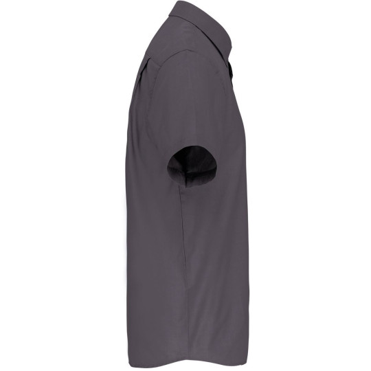 Chemise micro-sergé manches courtes sans repassage Kariban