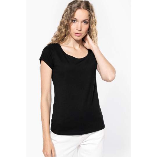 T-shirt col bateau manches courtes femme Kariban