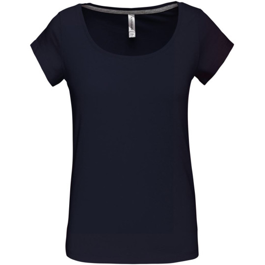 T-shirt col bateau manches courtes femme Kariban