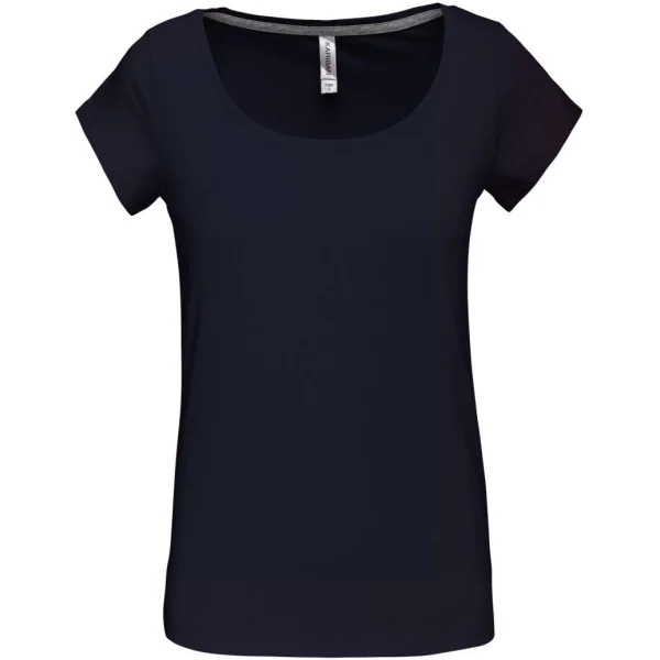 T-shirt col bateau manches courtes femme Kariban
