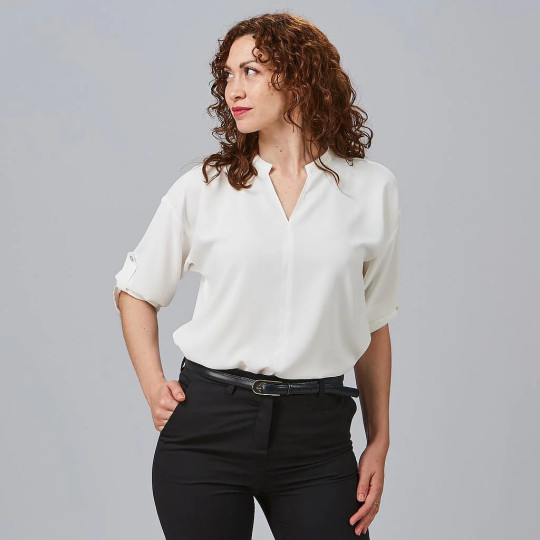 Blouse Femme Manche Roll Up Micaela