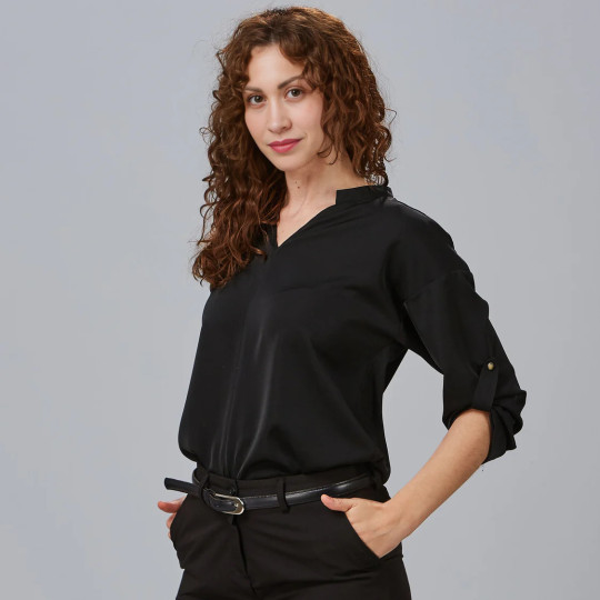 Blouse Femme Manche Roll Up Micaela