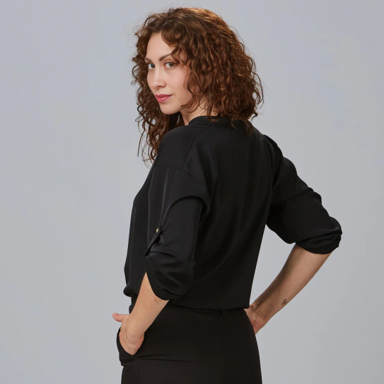 Blouse Femme Manche Roll Up Micaela